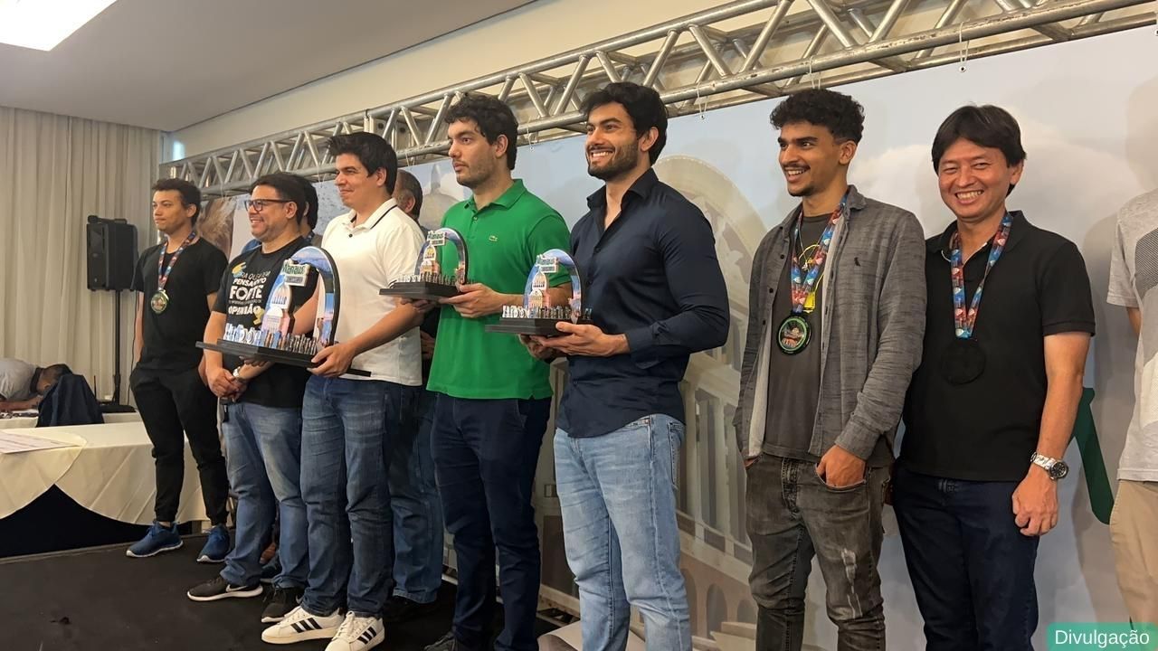 Xadrez: Manaus Chess Open 2022 encerra com pódio dominado por brasileiros