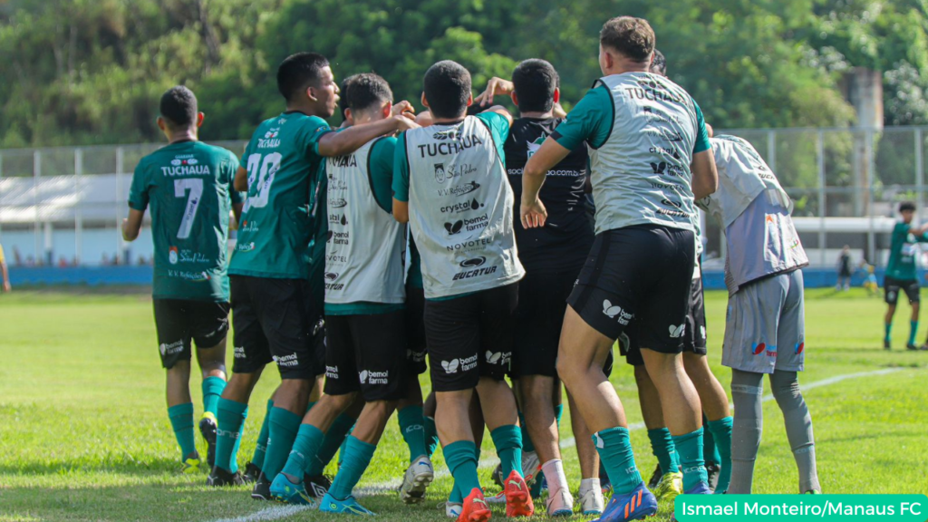 Santos goleia Manaus FC no fechamento da 1ª fase do AM Sub-11