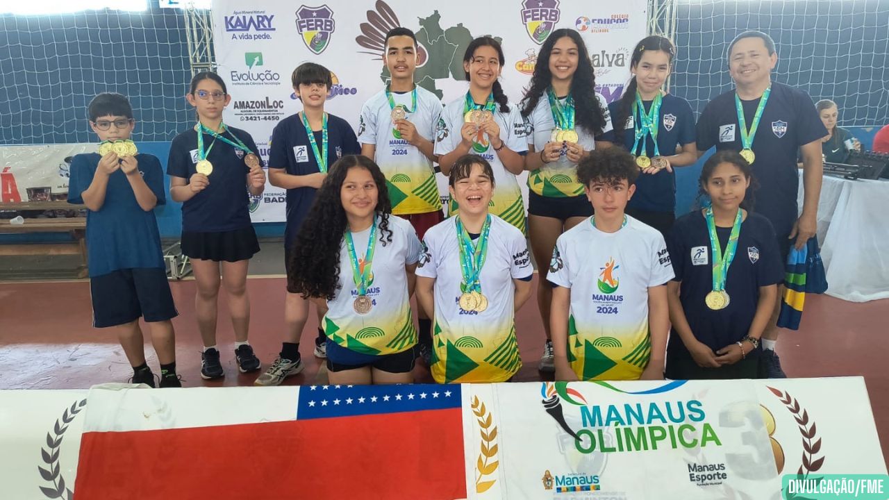Atletas do Manaus Olímpica conquistam medalhas no 2º Regional Norte de Badminton e vagas para o Top 16 nacional
