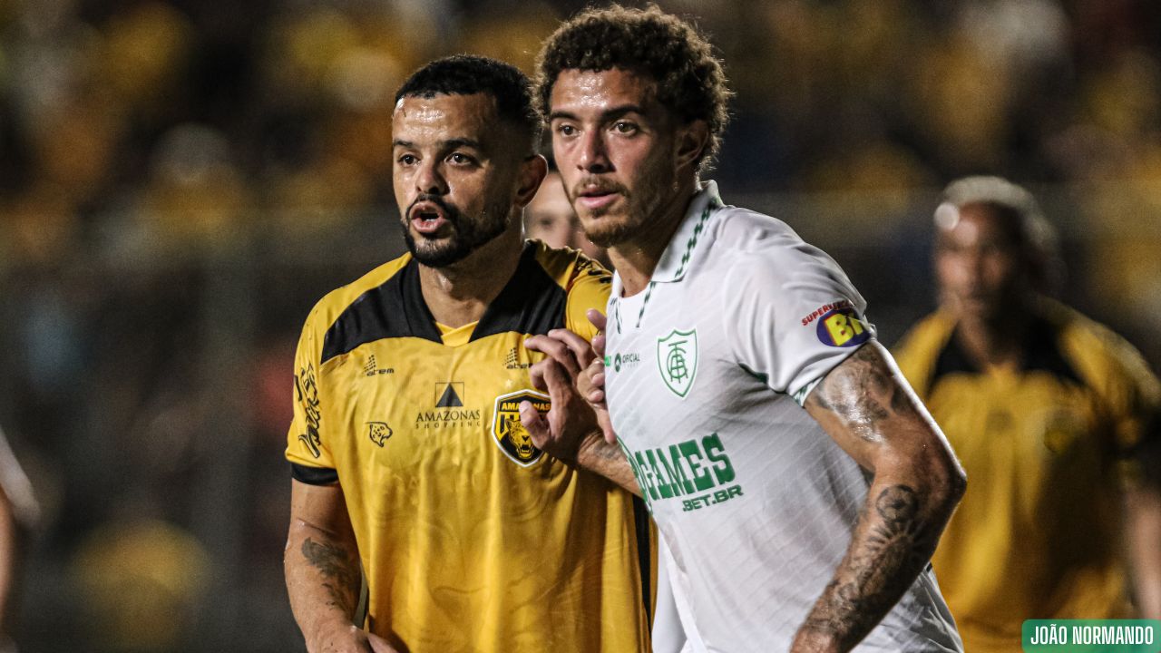 Amazonas abre 2 a 0, mas sofre empate do América no final e segue no Z4 da Série B