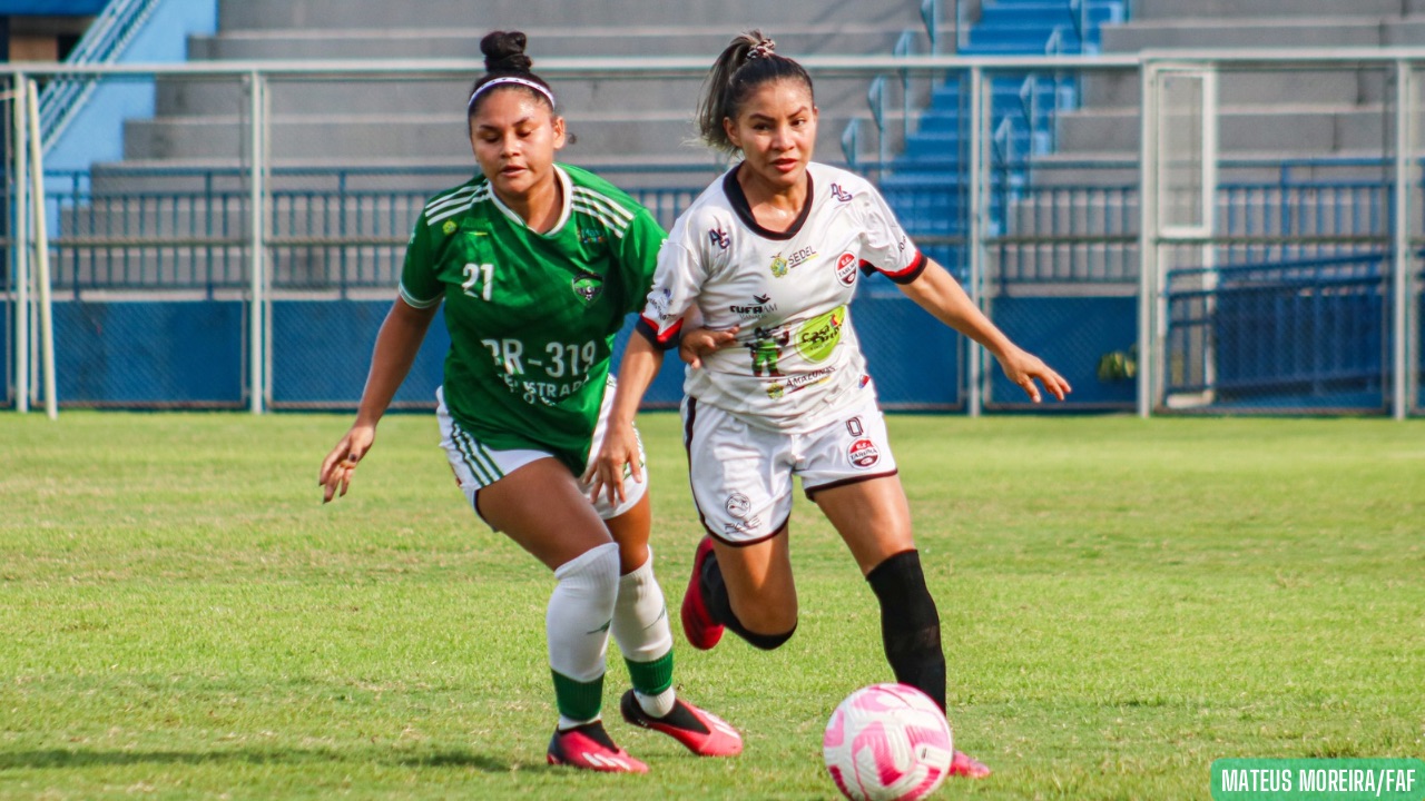 Barezão Delas: Tarumã e Manaus empatam por 1 a 1 no fechamento da 3ª rodada