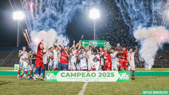 Fast Clube vence o Amazonas nos pênaltis e é campeão do Barezinho Sub-14