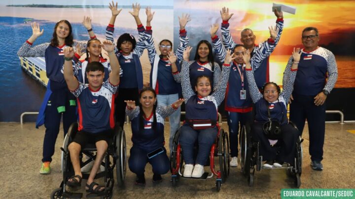 Delegação amazonense embarca para as Paralimpíadas Escolares 2025, em São Paulo