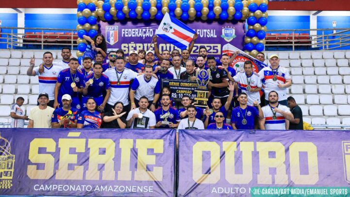 Carauari vence Coari por 5 a 2 e é bicampeão amazonense de futsal Série Ouro 2025