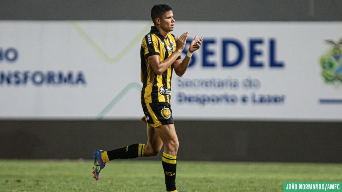 “Sigo motivado para ajudar o clube a alcançar seus objetivos em 2026”, diz Erick Varão ao renovar com o Amazonas