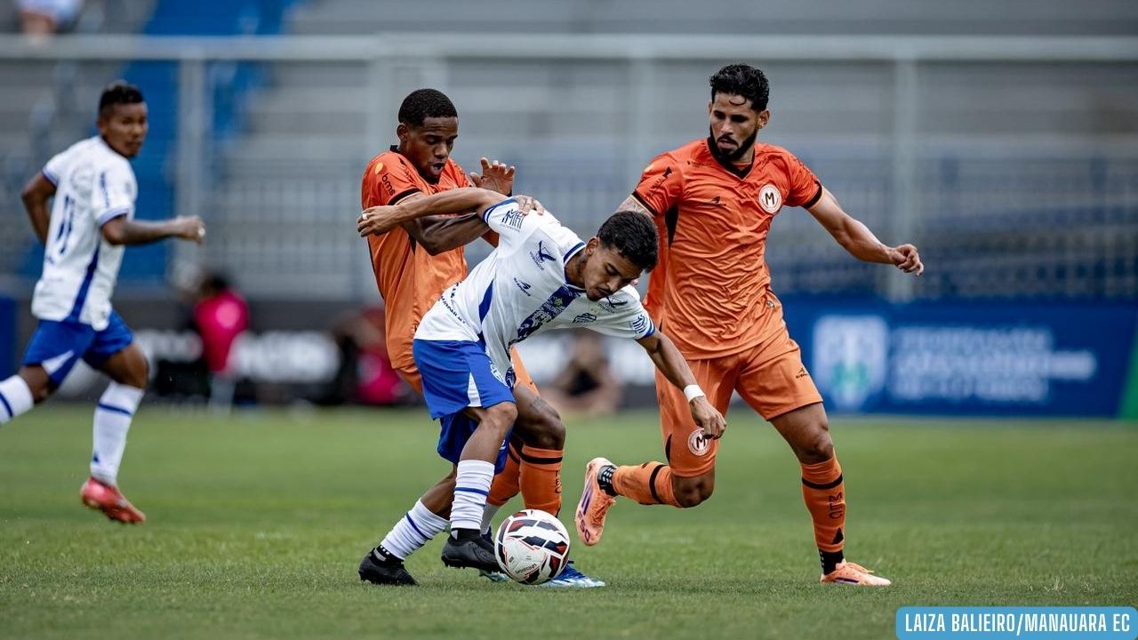 São Raimundo busca empate no último lance diante do Manauara, que avança ao mata-mata do 1º turno
