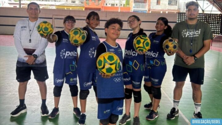 Governo do Amazonas abre vagas para novas turmas de handebol na Vila Olímpica de Manaus