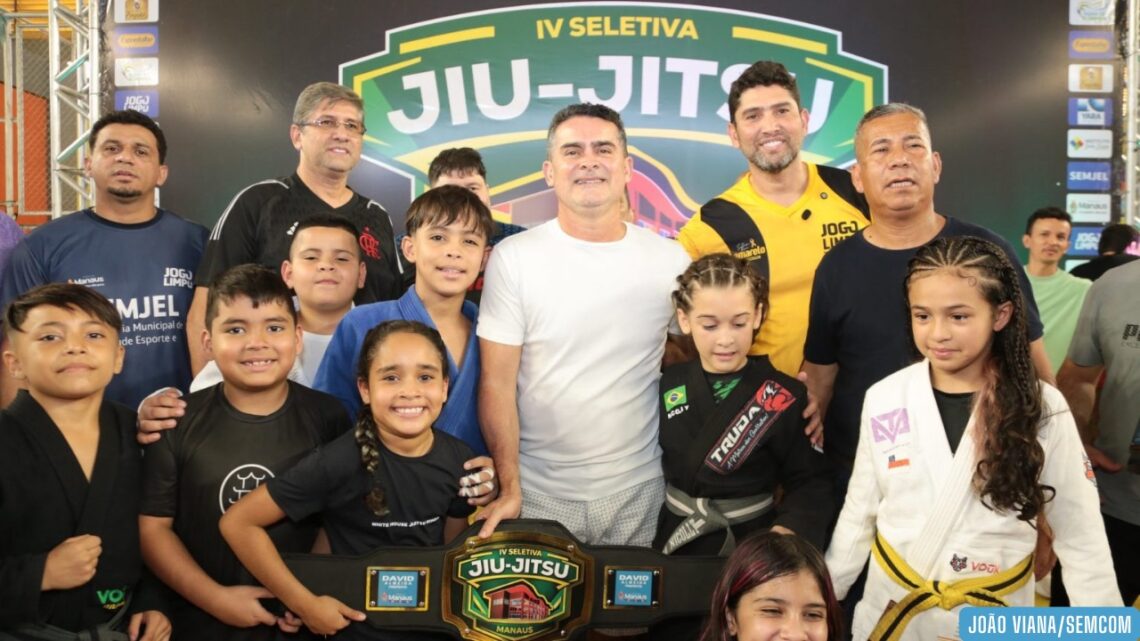 David Almeida celebra recorde de atletas na 4ª Seletiva Manaus de Jiu-Jitsu e garante apoio aos campeões