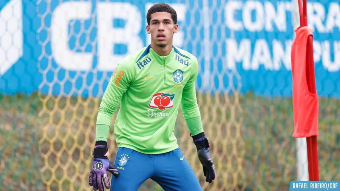 Goleiro amazonense Audo Ventilari é convocado para disputar torneio pela Seleção Brasileira Sub-16