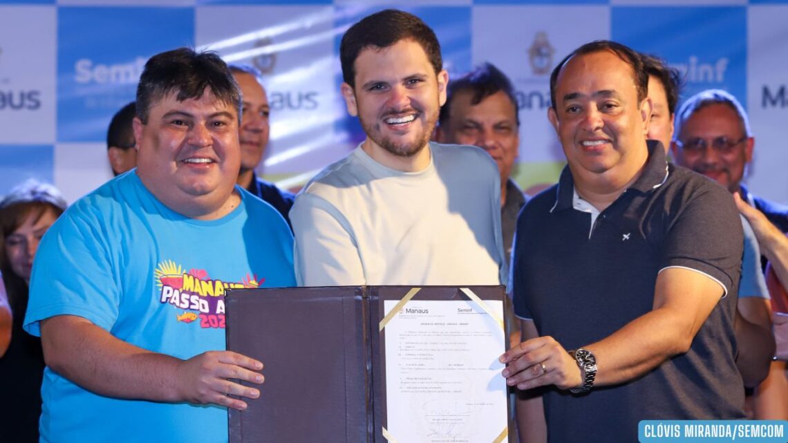 Prefeito Renato Junior assina primeira ordem de serviço no Executivo municipal e inicia revitalização histórica no loteamento Castanheira