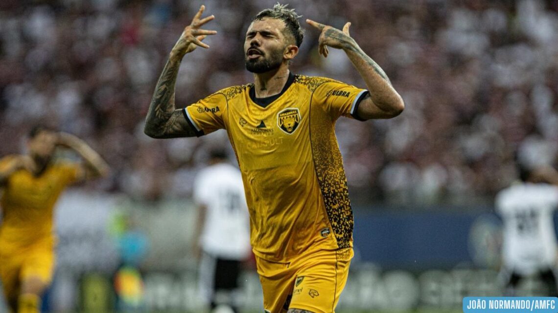 Nico decide de novo, Amazonas bate o Santa Cruz fora de casa e segue 100% na Série C