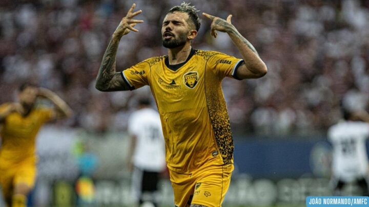 Nico decide de novo, Amazonas bate o Santa Cruz fora de casa e segue 100% na Série C