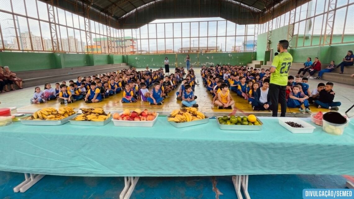 Projeto ‘Desafio Saudável’ mobiliza mais de 1,4 mil estudantes em escola da zona Leste de Manaus