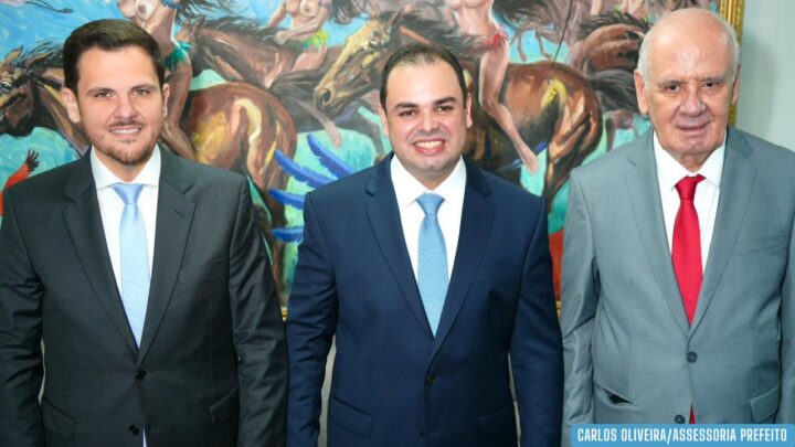 Prefeito Renato Junior prestigia posse do novo governador e vice-governador do Amazonas, e reforça cooperação institucional