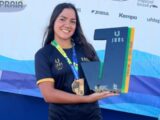 Nadadora amazonense é ouro dos JUBs Praia 2026, no Espírito Santo