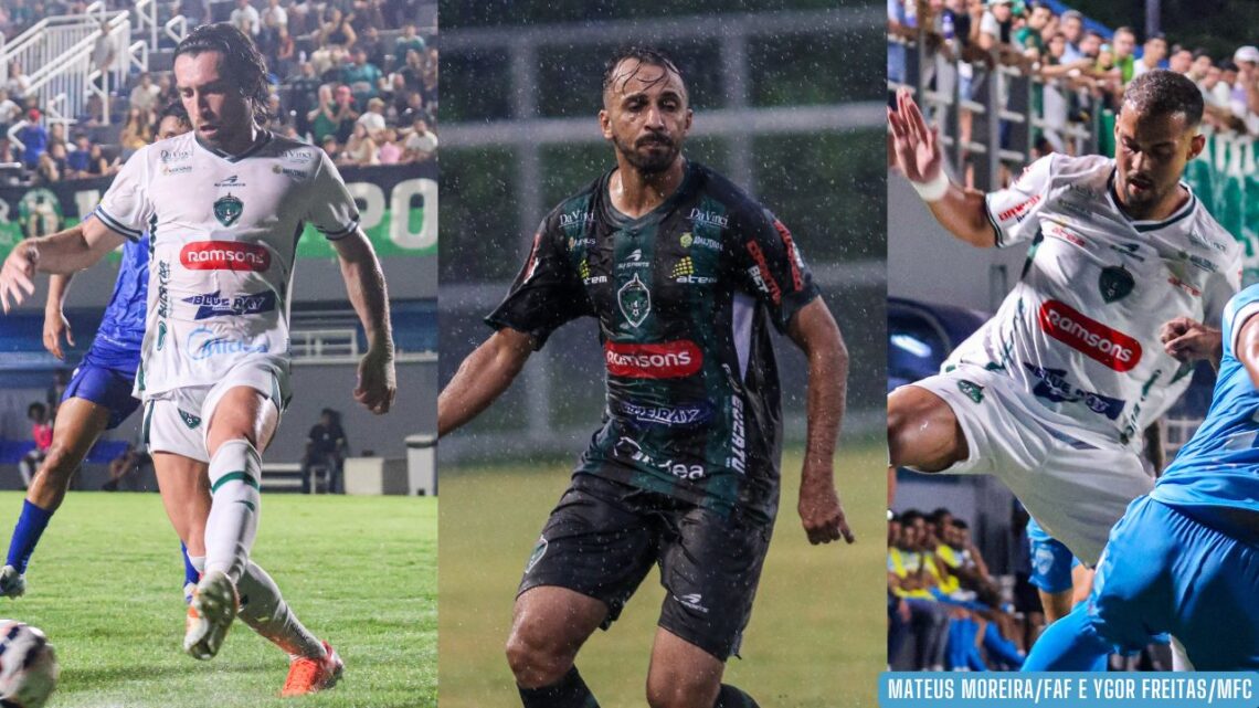 Manaus FC rescinde com Nicolas, Caique Valdivia e Anderson Cordeiro