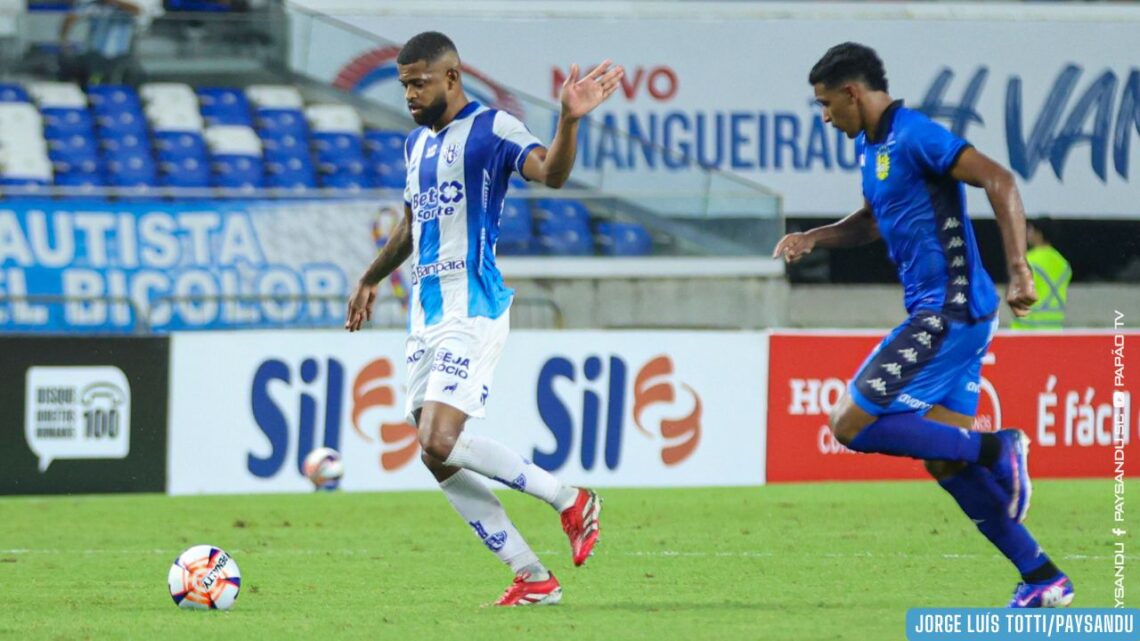 Nacional sofre 1 a 0 do Paysandu e traz desvantagem mínima para Manaus na decisão da Copa Norte