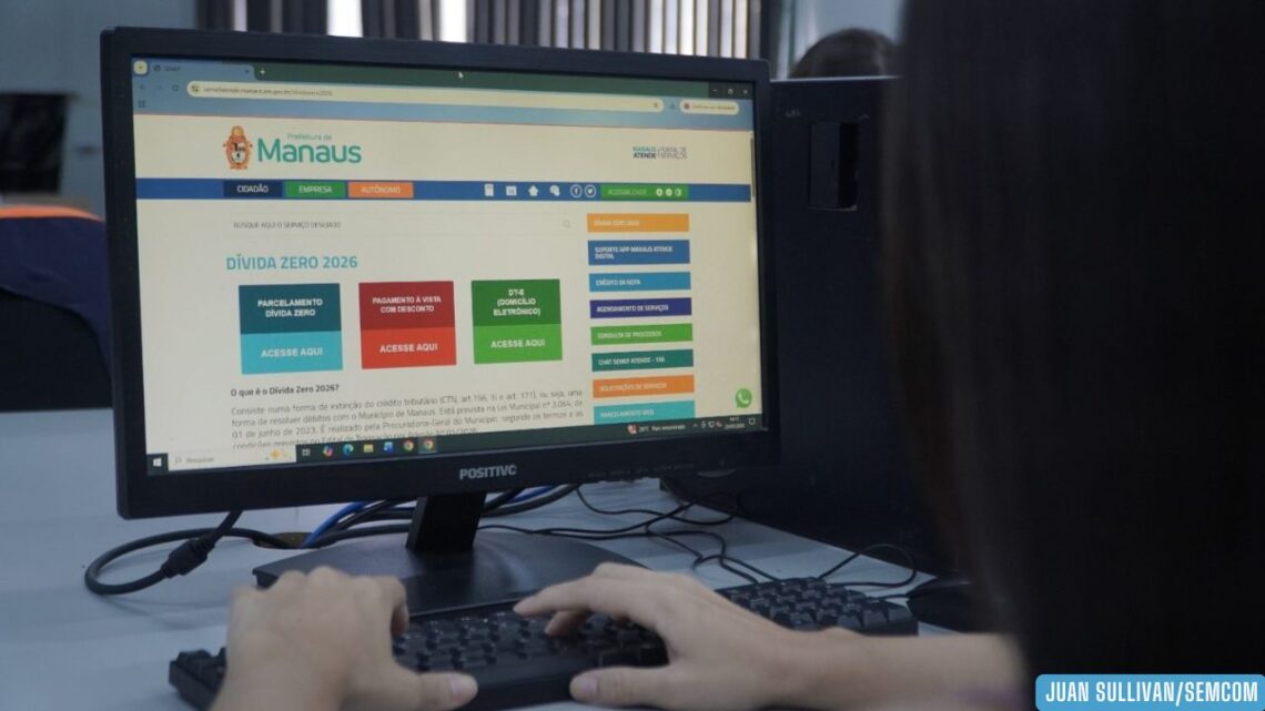 Prefeitura de Manaus lança ‘Dívida Zero 2026’ com descontos de até 100% em juros e multas
