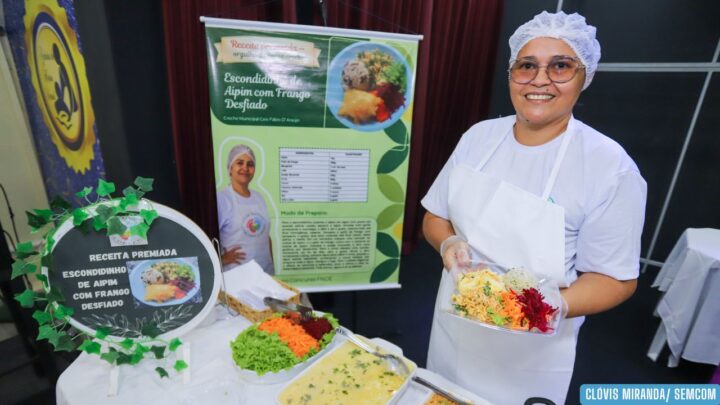Três unidades de ensino da Prefeitura de Manaus avançam para fase final em concurso nacional de Melhores Receitas de Alimentação Escolar