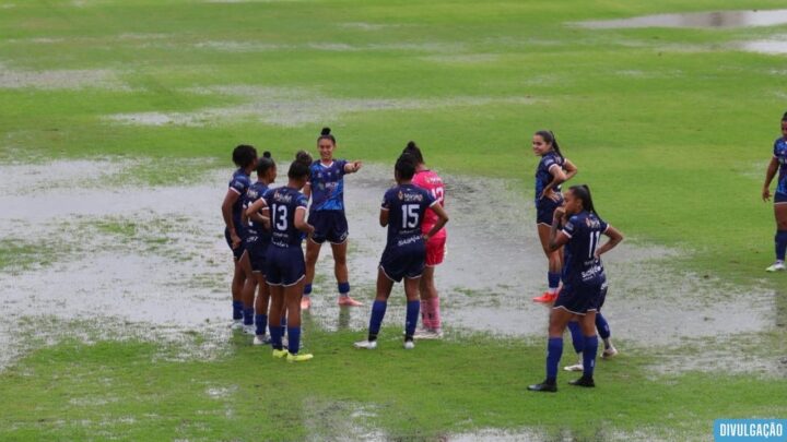 Ceará x Instituto 3B, pela Série A2 do Brasileirão Feminino, é adiado por forte chuva no Ceará