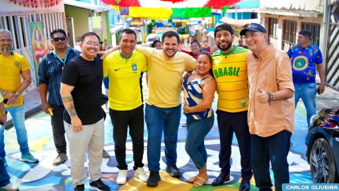 Prefeito Renato Junior visita “Ruas da Copa” e prestigia trabalho feito nas comunidades