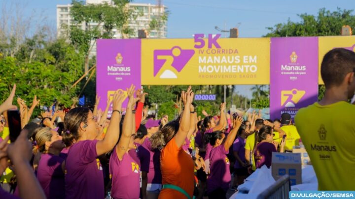 Prefeitura abre inscrições para a corrida “Manaus em Movimento” na próxima segunda-feira, (29)