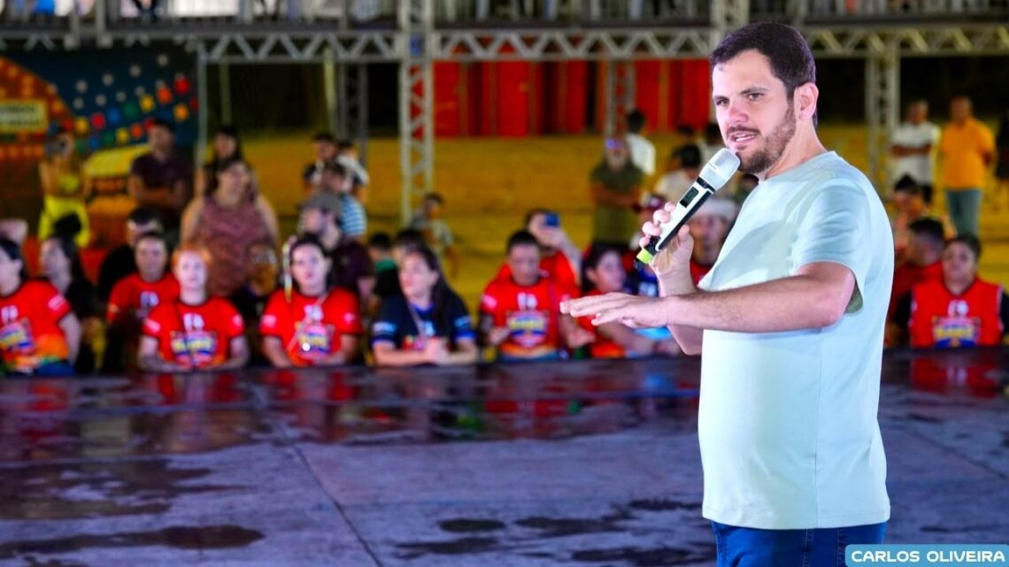 Prefeito Renato Junior anuncia construção de novo complexo esportivo no bairro Colônia Santo Antônio