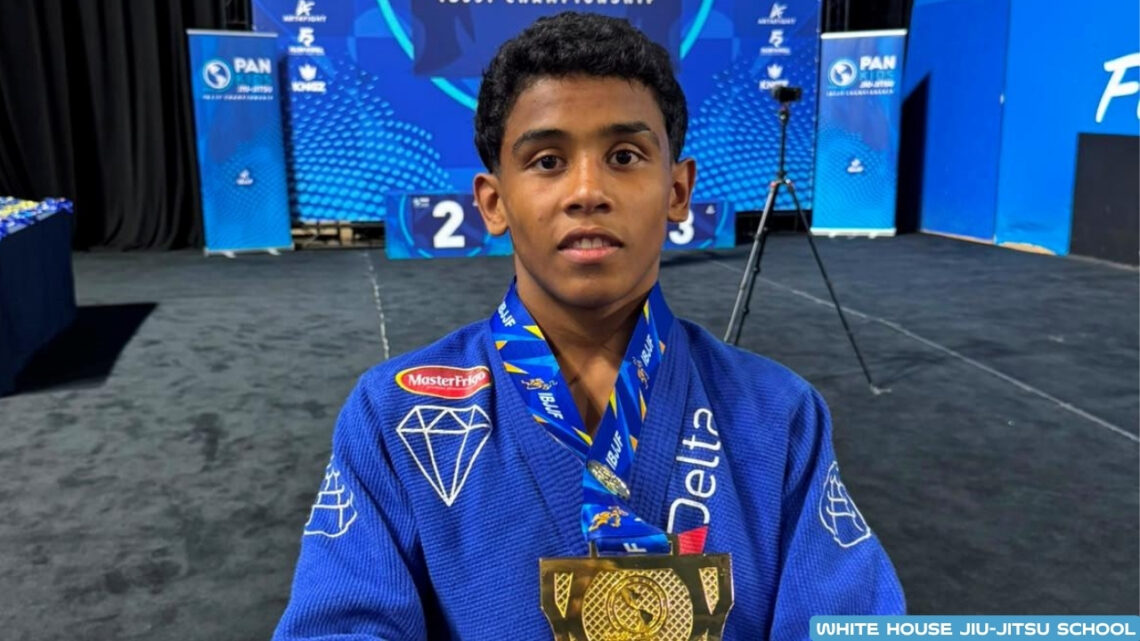 Equipe White House School, do Amazonas, conquista cinco medalhas no Pan Kids de Jiu-Jítsu nos Estados Unidos