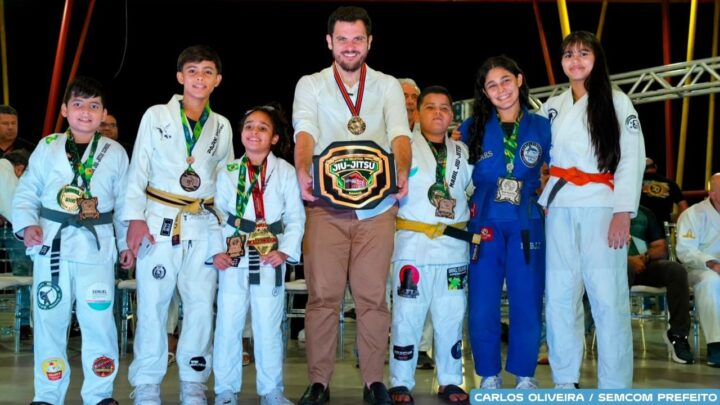 Prefeito Renato Junior participa do Jubileu de Ouro do Jiu-Jítsu e anuncia ampliação para 150 atletas beneficiados com apoio para competições