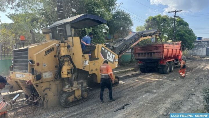 Prefeitura de Manaus avança no recapeamento de 141 ruas e leva nova frente de obras ao núcleo 1 do bairro Cidade Nova
