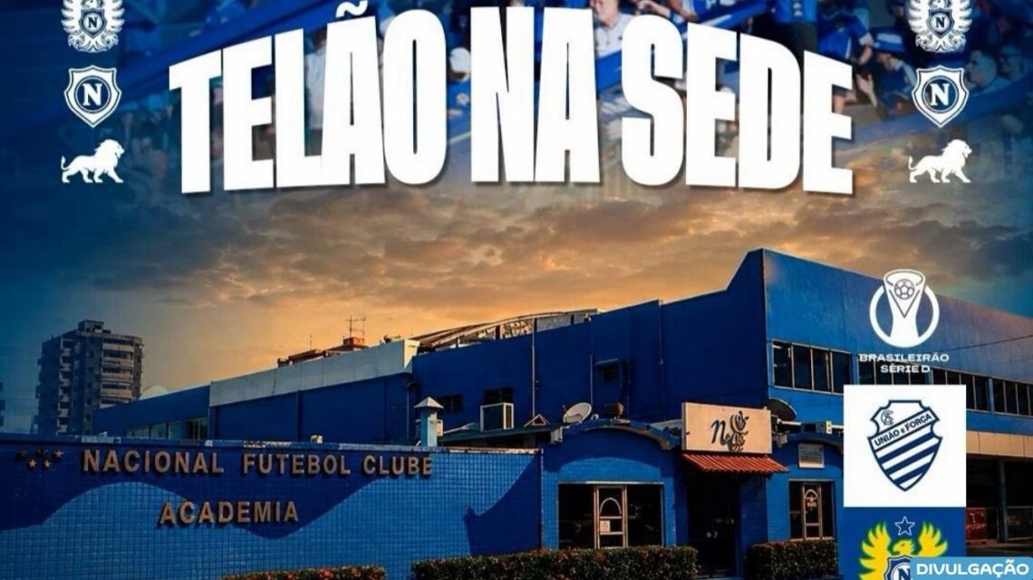 Torcida do Nacional prepara mobilização na sede do clube para acompanhar decisão contra o CSA