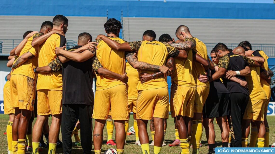 Em manifestação conjunta, elenco do Amazonas FC denuncia atrasos salariais de até cinco meses e cobra solução do clube