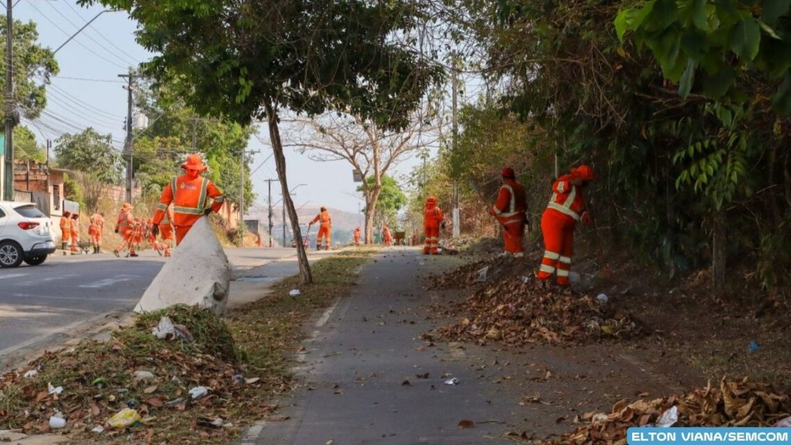 Mais de 400 trabalhadores da prefeitura intensificam ações de limpeza no bairro Santa Etelvina