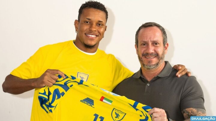 Após deixar o Nacional, Ryan Luka é oficializado em clube de Dubai para jogar ao lado de Balotelli e Douglas Costa