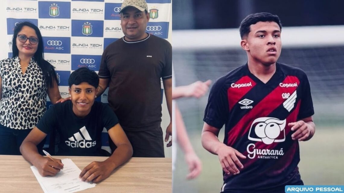 Atletas formados na Escolinha do Santos em Manaus acertam com São Caetano-SP e Athletico-PR