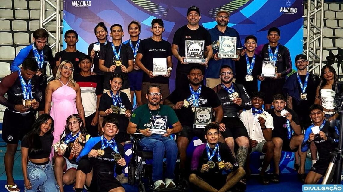 White House conquista dois títulos por equipes no Manaus Open de Jiu-Jítsu 2026
