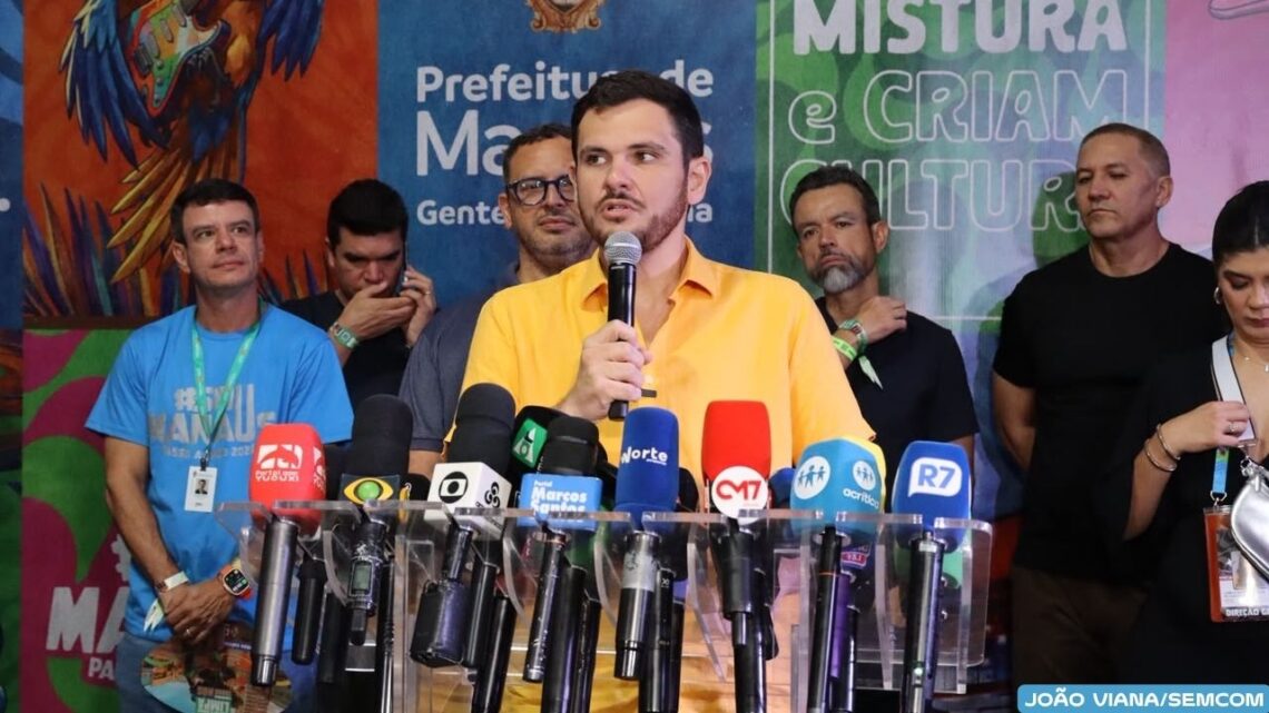 Prefeito Renato Junior anuncia ‘#SouManaus 2027’ com 10 dias de programação, prioridade para artistas locais e ônibus gratuitos a partir das 17h