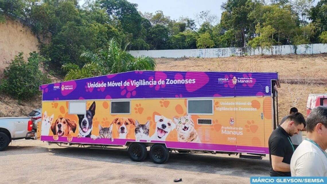 Unidade móvel Caramelo da prefeitura inicia cirurgias de cães e gatos no bairro São José Operário