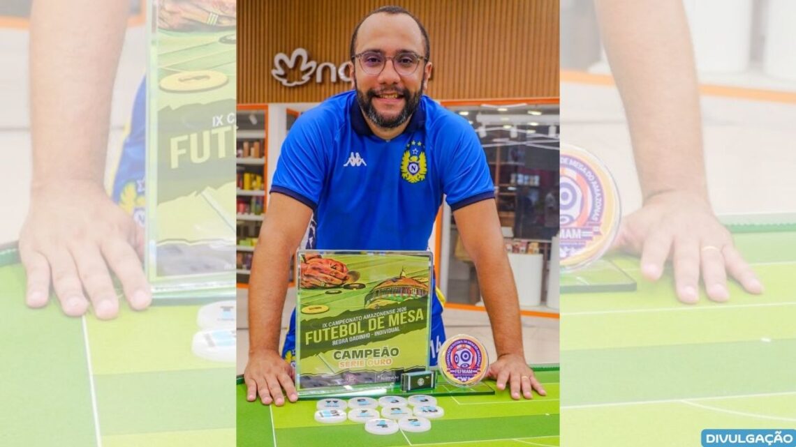Nacional conquista Campeonato Amazonense Individual de Futebol de Mesa